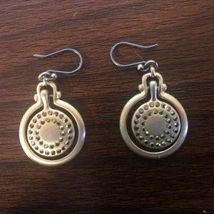 Gold Lucky brand earrings